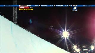 Winter X Games 15  Shaun White Victory Lap Snowboard SuperPipe [upl. by Goldwin]