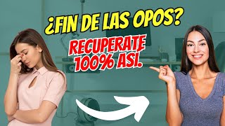 ¿FIN de las OPOS RECUPERATE 100 ASÍ [upl. by Tayler]