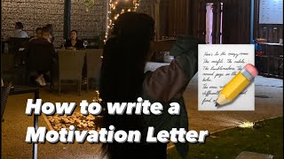 Motivation Letter How to write Stipendium Hungaricum [upl. by Kalina]