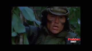 PREDATOR Movie scene BIlly finds General Hoppers Men Skinned alive Scene [upl. by Chandos676]