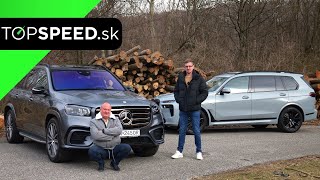 TEST Mercedes GLS450d vs BMW X7 40d  kto je tu boss [upl. by Frost780]