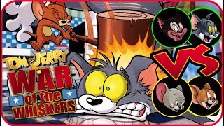 Tom amp Jerry War of the Whiskers Gameplay PS2 XBOX Butch amp Tom VS Jerry amp Nibbles in HAUNTED MOUSE [upl. by Yobybab832]