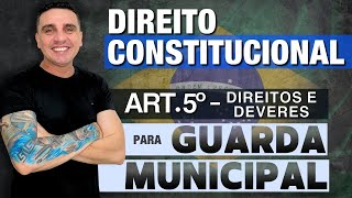 DIREITO CONSTITUCIONAL AULA 06 ART 5º  DIREITOS E DEVER INDIVIDUAIS  2024 [upl. by Trescott]