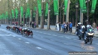 Marathon de Paris Part 1  8 Départ handisport [upl. by Hussey]