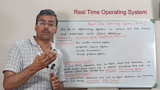 Real time operating system  RTOS Types of Operating System [upl. by Lindley770]