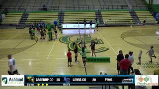 Volleyball  Lewis County  Greenup County [upl. by Almire]