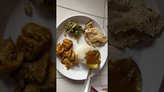 Simple chicken THALI 🍽️ [upl. by Laikeze344]