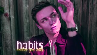 Harrison Osterfield tribute  Habits  Machine Gun Kelly Unofficial Lyric Video [upl. by Cown]