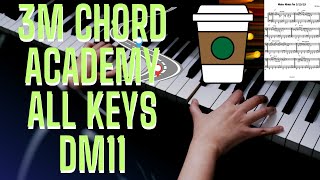 3min Chord Academy Dm11 All Keys CA is open [upl. by Enilesor439]