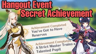 Ningguang amp Yunjin Hangout Event Secret Achievement [upl. by Anaiq]