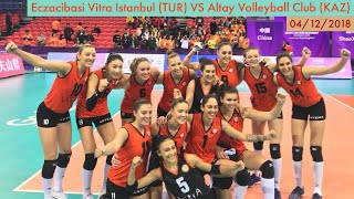 Eczacibasi Vitra Istanbul TUR VS Altay Volleyball Club KAZ FULL GAMES [upl. by Elenahc]