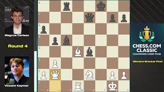 Vincent Keymer vs Magnus Carlsen  Champions Chess Tour Chesscom Classic 2024 [upl. by Schnorr]