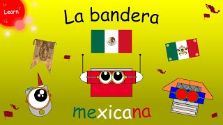 la historia de la bandera mexicana 🇲🇽👓 [upl. by Yarased]