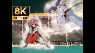 Genkai vs Shishiwakamaru 8K  Yu Yu Hakusho EP 4849 [upl. by Rochester]