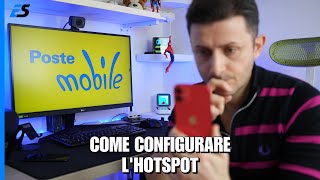 Poste Mobile HOTSPOT  ecco come configurarlo [upl. by Ariay]