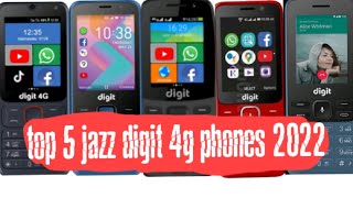 top 5 jazz digit 4g phonesjazz [upl. by Adnomar971]