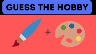 Guess the Hobby by Emoji  Fun amp Challenging Emoji Quiz [upl. by Deerc118]