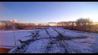 Sledding at the new hill in Eastpointe Mi [upl. by Elpmet]