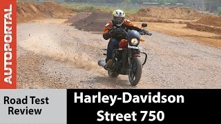 HarleyDavidson Street 750 Test Ride Review  Autoportal [upl. by At]