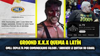 GROOND VS LATÍN SE METIO CON EL JEFE  CMLL VS COMUNICADOS FALSOS  QUE PASO CON EL CANAL DE SHOCKER [upl. by Arlette]