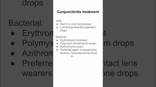 Conjunctivitis treatment [upl. by Joice]