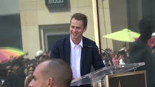 EWAN MCGREGOR WALK OF FAME CEREMONY  HAYDEN CHRISTIANSEN SPEECH [upl. by Amatruda254]