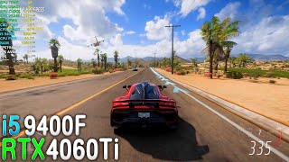 Core i5 9400F  RTX 4060 Ti  Forza Horizon 5  1080p 1440p Ray tracing   March 2024 [upl. by Arta649]