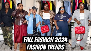 FALL FASHION TRENDS HAUL PLUS SIZE 20242025 HAUL [upl. by Torin]