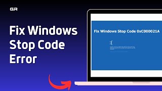 How to Fix Windows Stop Code Error [upl. by Dauf262]