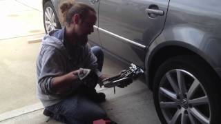 Tips on changing a tire and using a VW jack [upl. by Otreblaug]