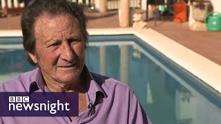 Secunder Kermani talks to expats on the Costa del Sol  BBC Newsnight [upl. by Meldoh]