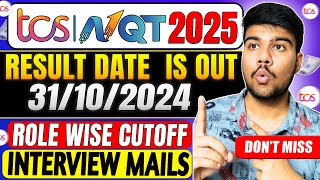 TCS NQT 2025 Result Date amp Cutoff Announced Crack the Interview [upl. by Liew]