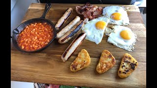 Breakfast On The Masterbuilt 800 Griddle [upl. by Nujra]