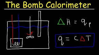 Bomb Calorimeter vs Coffee Cup Calorimeter Problem  Constant Pressure vs Constant Volume Calorimet [upl. by Aimak826]