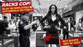 Racist Cop Black Woman Falsely Accused of Theft BUT SHES THE NEW CEO [upl. by Cerys853]