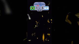 Argentina vs Brazil 31goal messi football Argentina [upl. by Eniamirt181]