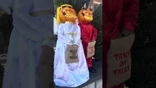 Dyker Heights Houses Decorated For Halloween [upl. by Yesnek676]