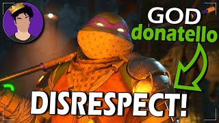 GODDEMON Donatello Shows NO Mercy  Injustice 2 TMNT Donatello Online [upl. by Adym171]