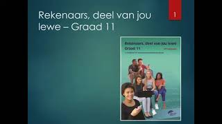 RTT Gr11 Module 13 Deel 1 [upl. by Hsital]