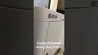 Basic specifications of Kyocera Laser Printer Ecosys P2040dn [upl. by Darius]