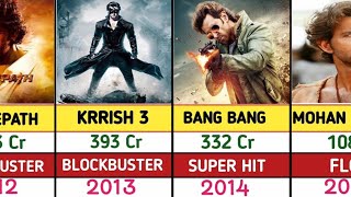 Hrithik Roshan Hits and Flops Movies list  War 2 [upl. by Sirrah321]