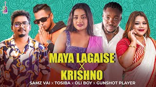 Maya Lagaise X Krishno  Samz Vai  Tosiba  Oli Boy  Gunshot Player  Shakila  Eid Song 2024 [upl. by Daniala]