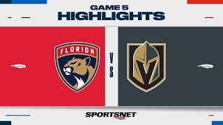 Stanley Cup Final Game 5 Highlights  Panthers vs Golden Knights  June 13 2023 [upl. by Melita822]