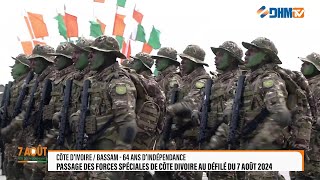 Défilé des Forces Spéciales de Côte divoire à la Fête de lindépendance du 7 août 2024 [upl. by Assyral]