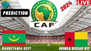 Mauritania vs Guinea Bissau CAF U17 Africa Nations Cup 2024 Qualifiers Match Preview Prediction [upl. by Gerita]