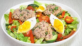 ВКУСНЫЙ САЛАТ С ТУНЦОМ Рецепт от Всегда Вкусно [upl. by Tanaka637]