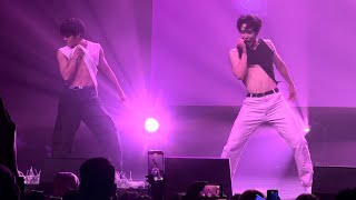 xikers Die For You Junmin amp Hunter San Francisco 4K Fancam Live  The Warfield 231104 Tour 직캠 [upl. by Tabor]