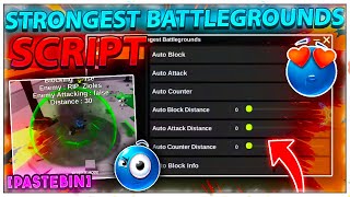 The Strongest Battlegrounds Script Hack PASTEBIN  AUTO ATTACK AUTO KILL COMBO  MORE [upl. by Adnawak715]