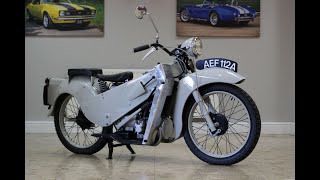 1952 Velocette LE 200 Mk II  Full Restoration  WalkAround Video [upl. by Ainoda979]