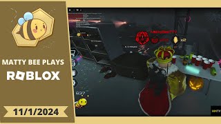 MattyBee PLAYING ROBLOX WITH VIEWERS VOD  1112024 [upl. by Derian]